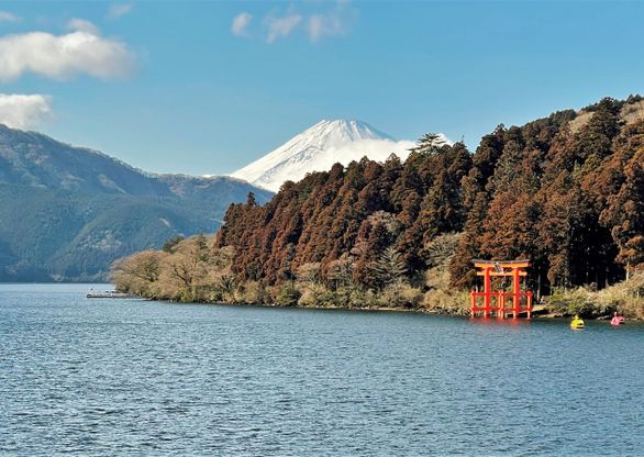 Monte Fuji visto desde Hakone en tour guiado en español