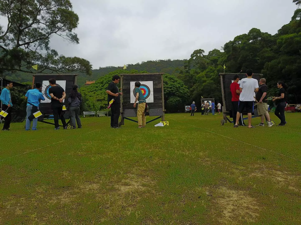 開闊的山林原野園區,是北台灣射箭人士一塊淨土