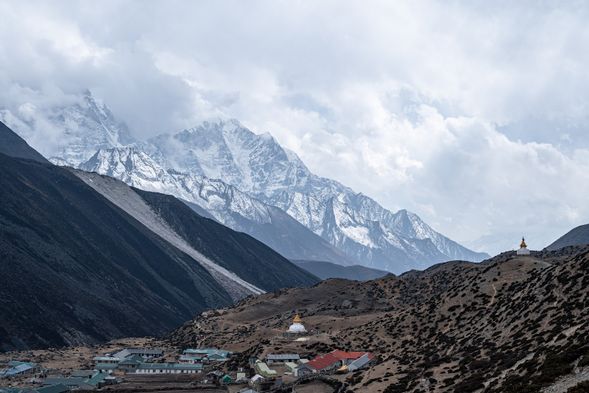 於 丁伯崎Dingboche 高度適應
今日路程約4小時。