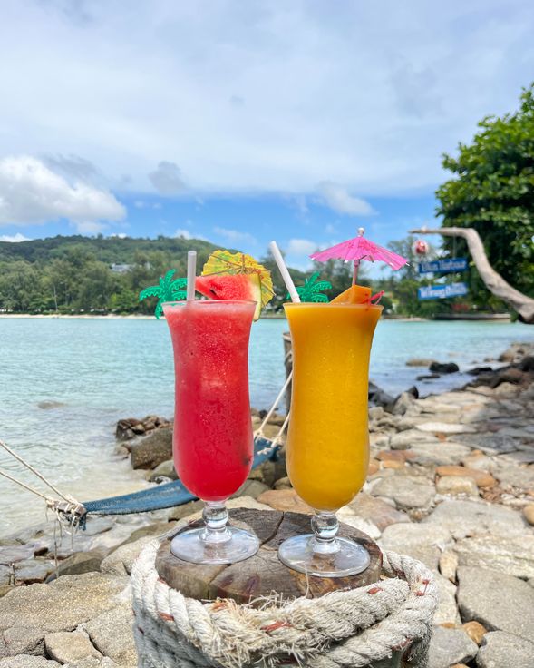 Variety of Fruits smoothies