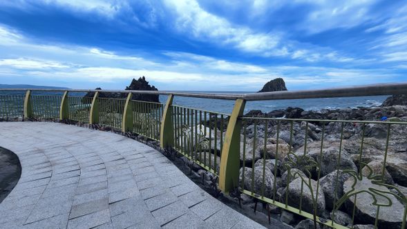 110年8月完工全新平面濱海步道