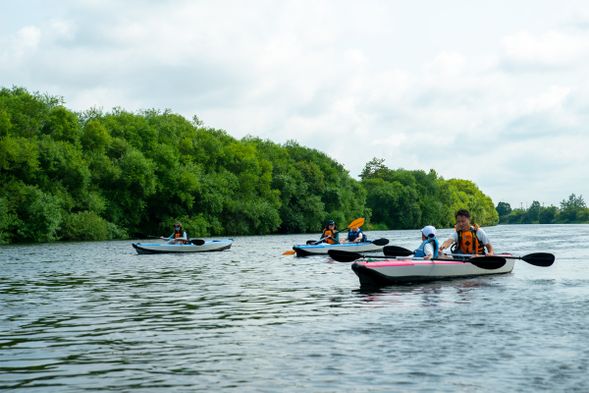 思い思いに下ってみましょう