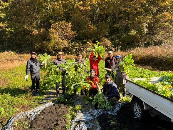 9:40 下高自治振興センター
アップルロードサイクリング
りんご狩り(10・11月)・大根収穫(3~11月)など