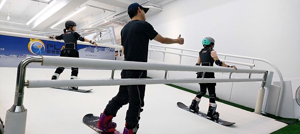 課程 50 分鐘,體驗滑雪的樂趣