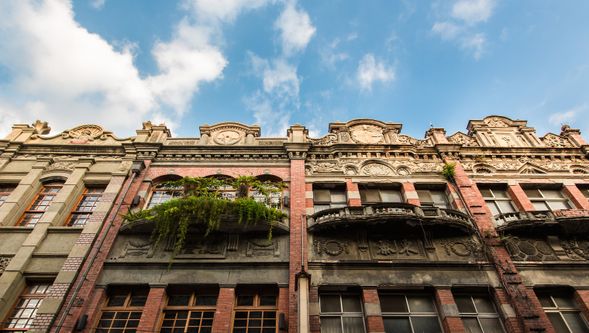 充滿文化氣息的街道