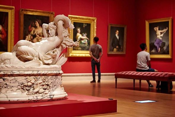 【常設展】藝術廳,將西方藝術從13至20世紀的藝術作品循序展出。