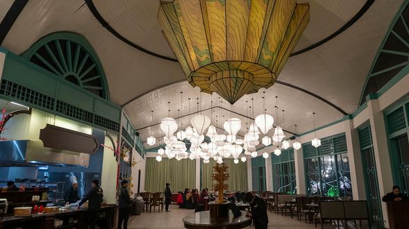 這裡的公共空間未若Garrya Mù Cang Chải那麼多樣性,公共空間都是自然環境居多,也沒那麼亮麗輝煌感。餐廳只有一處,提供早午晚餐,但咖啡廳則有二處。即便如此,這裡的玩法亦相當獨特。