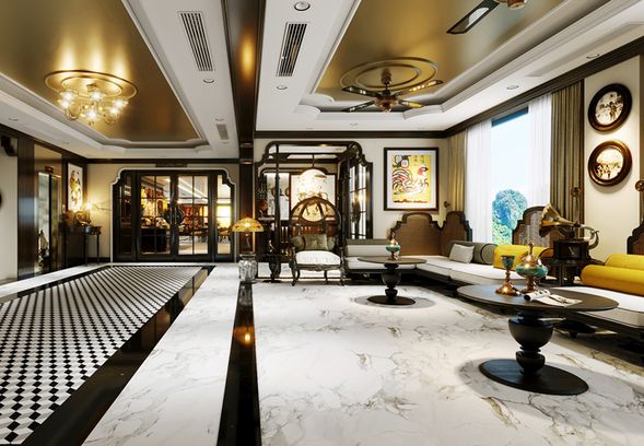 貴賓登上遊艇,享用歡迎飲品,並聆聽L'amour遊艇介紹及航行安全規範,隨後於櫃檯領取房卡