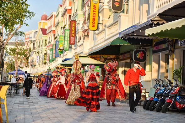 珍珠奇幻樂園VinWonders Phu Quoc(歐洲街頭)