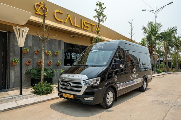 乘坐接駁車於河內還劍區範圍內(適用於使用接駁車服務的貴賓)