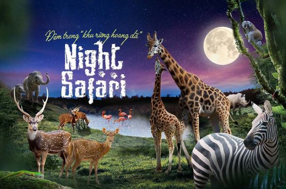 VINPEARL SAFARI夜間野趣動物園(VIP遊園電車)