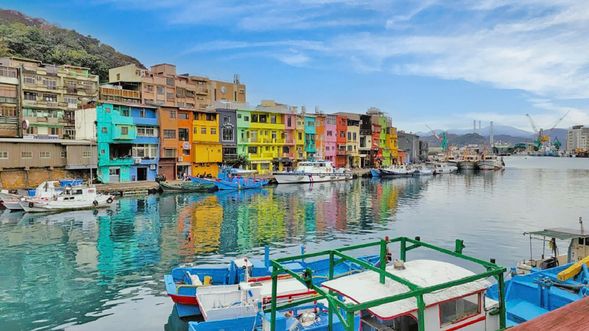 正濱漁港-色彩屋