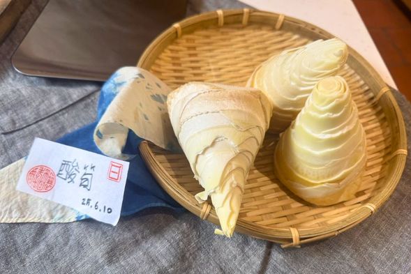選用三峽當季綠竹筍製作