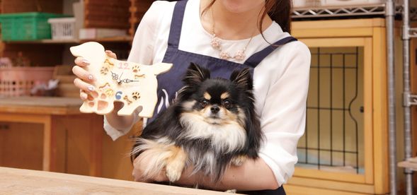 わんこ時計作品例