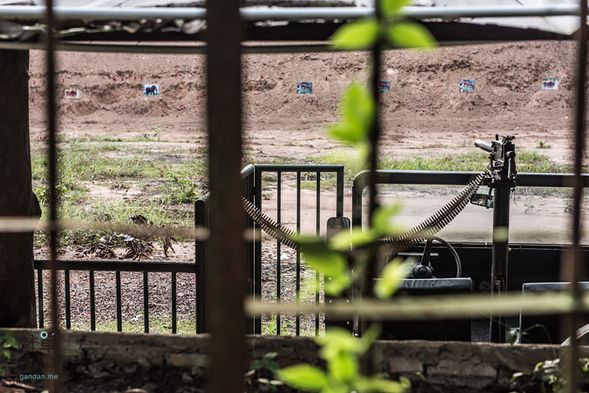 實彈射擊區,專門提供給遊客體驗實彈射擊娛樂之用,當我們進入古芝地道時不時會有射擊聲響,其實更增加臨場感,叢林作戰的感受更加深刻強烈。