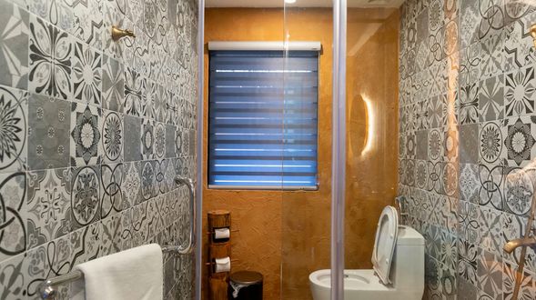 原以為山上小木屋多半沒空調,如同大功一樣,所以看到是大金空調頗為驚訝,即便只有6度低溫,暖氣送風相當舒服,難怪小木屋維護的那么好,連點讓人不舒服的霉味都沒有。