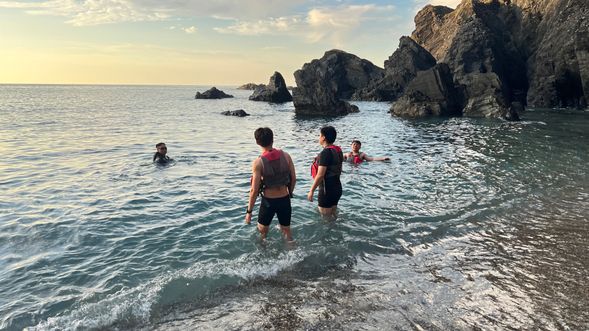 抵達賊仔澳的放風時間