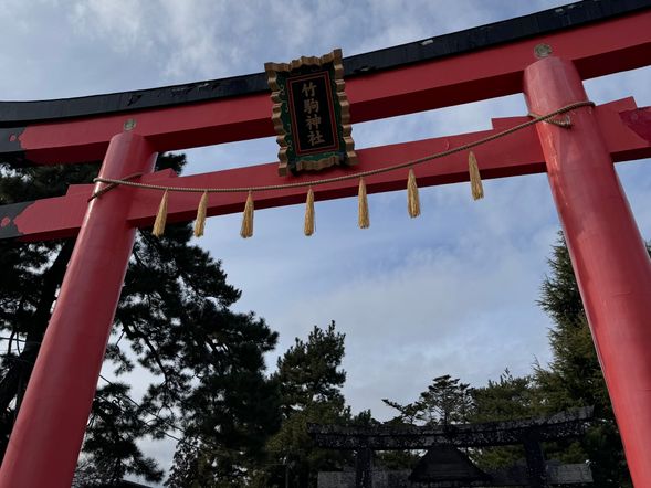 竹駒神社到着