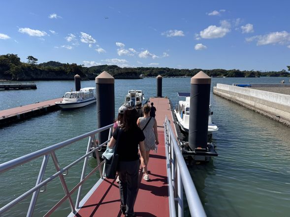 嵯峨渓遊覧船乗船