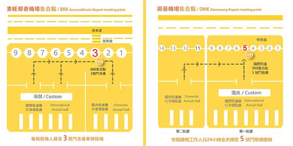 Bangkok Airport meeting point