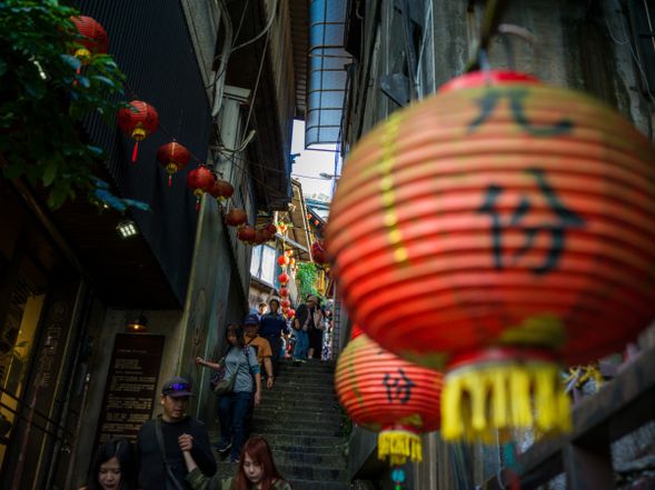 九份にて自由散策