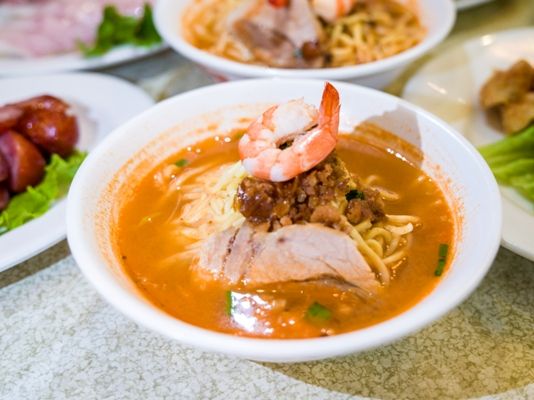 好記レストランにて台湾料理の夕食