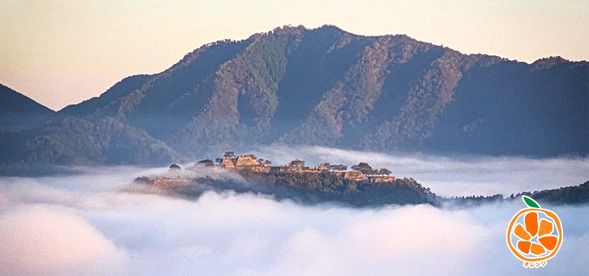 出發前往竹田城跡
07:50到達竹田城跡停車場
