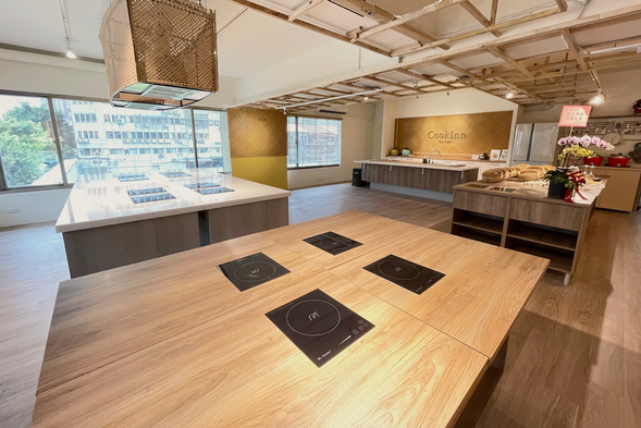 寬敞的 Cookinn Taiwan 中山教室