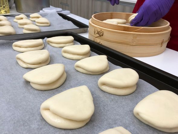 Learn how to make the steam buns for Gua Bao