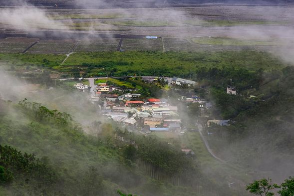 玉蘭茶園景觀台,當一日小茶仙眺望群山~