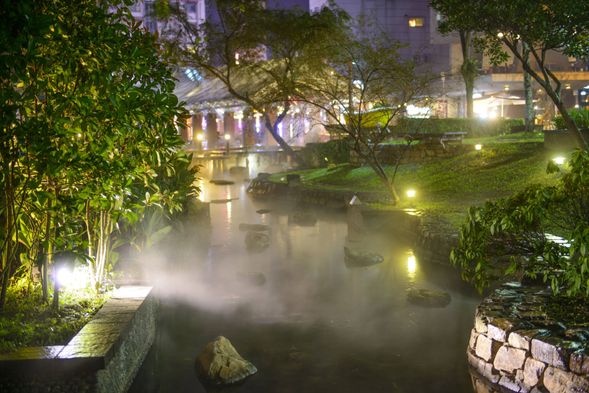 湯圍溝公園溫泉足浴