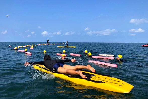 海上活動無時無刻熱情展開