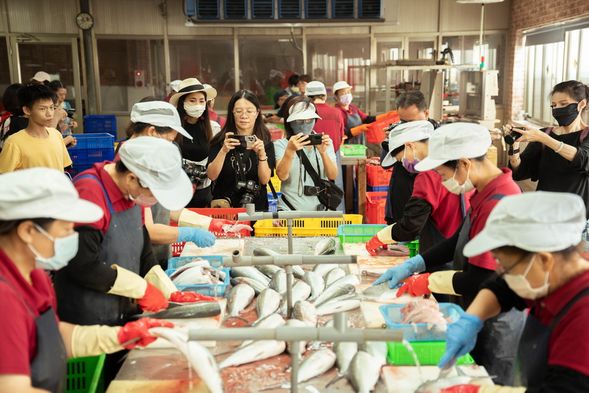 虱目魚加工廠 (實地走訪及專業老師的講解與透明化的製程過程)