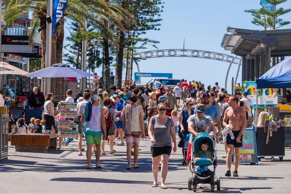 0700-0800:黄金海岸集合点上车