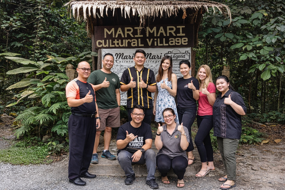 Arrival at Mari Mari Cultural Village
Registration & briefing by tour guide