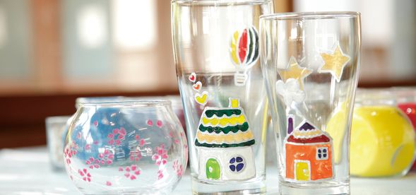 ガラスアート体験作品例