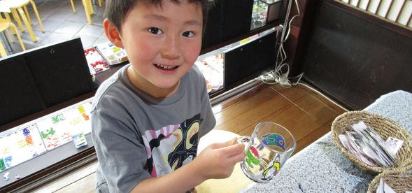 ガラスアート体験作品例