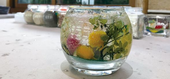 ボタニカルキャンドル作品例