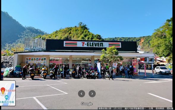 集合於7-11茂林門市並跟隨教練車輛往溪谷前進