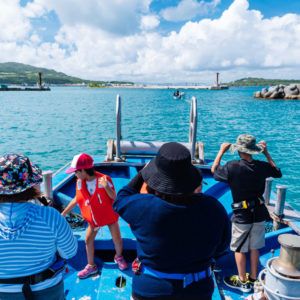 帰港。山川港に向けて帰港します。