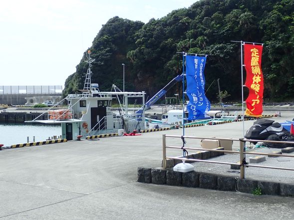 国頭村安田漁港に集合