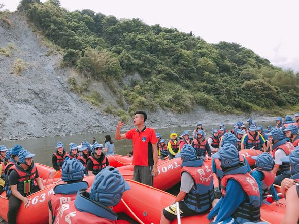 舟艇分配、出發前講解