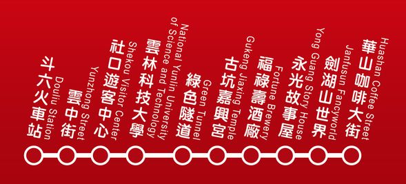 Douliu Gukeng Route Map