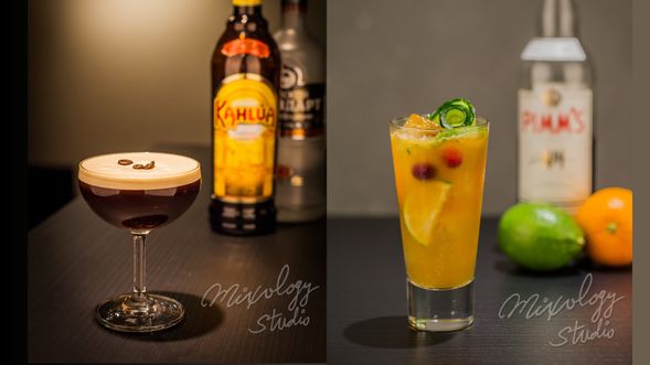 【十二月份酒單】 榛果咖啡馬丁尼(Hazelnut Espresso Martini)/ 皮姆之杯(Pimm's Cup)