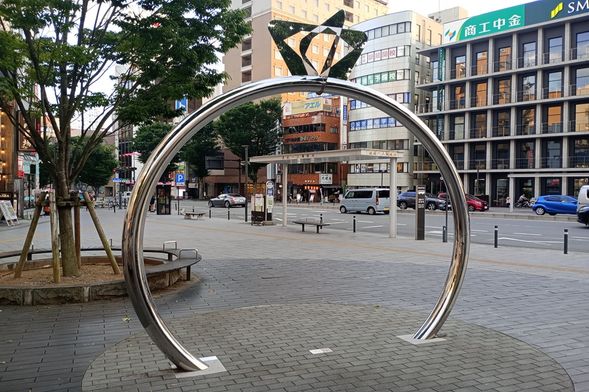 甲府駅南口出発