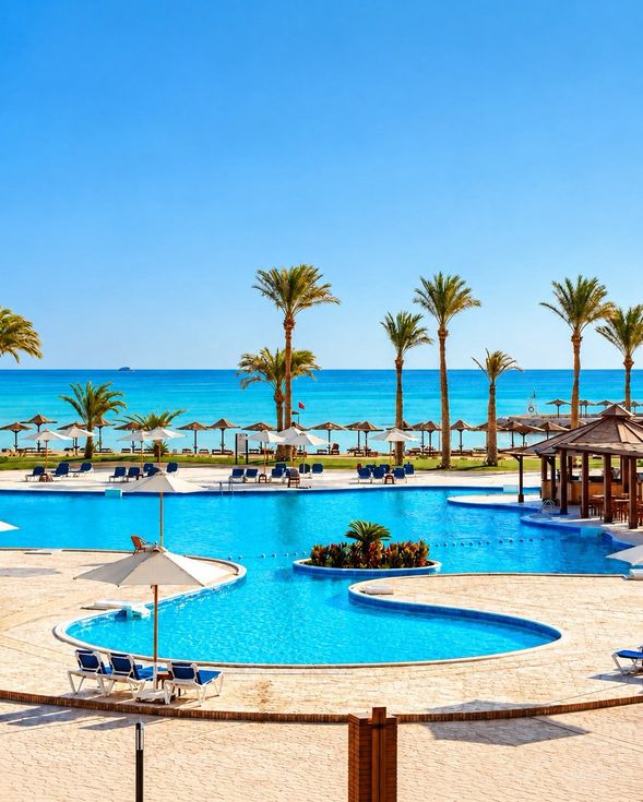 胡爾加達 Hurghada
從古埃及神殿與沙漠景觀轉換到紅海度假城市。胡爾加達以紅海海岸與度假氛圍為主要特色,這一天不安排固定景點,讓旅程節奏放慢,自由享受飯店與紅海假期。