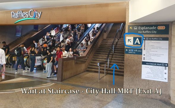 Meet at City Hall MRT Exit A