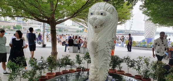 Merlion Park is home to one of Singapore’s most famous landmarks: the Merlion, a mythical creature with the head of a lion and the body of a fish. Overlooking Marina Bay, this striking statue symbolizes Singapore’s humble beginnings as a fishing village and its transformation into a global city. With stunning views of the city skyline, Marina Bay Sands, and the Singapore Flyer, Merlion Park is a must-visit spot for photos, storytelling, and soaking in the essence of the Lion City.