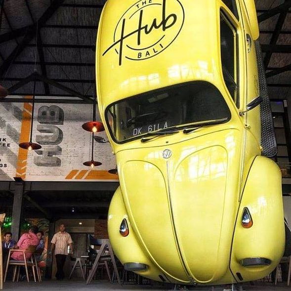 The Hub Bali特金龜車復古餐廳享用晚餐