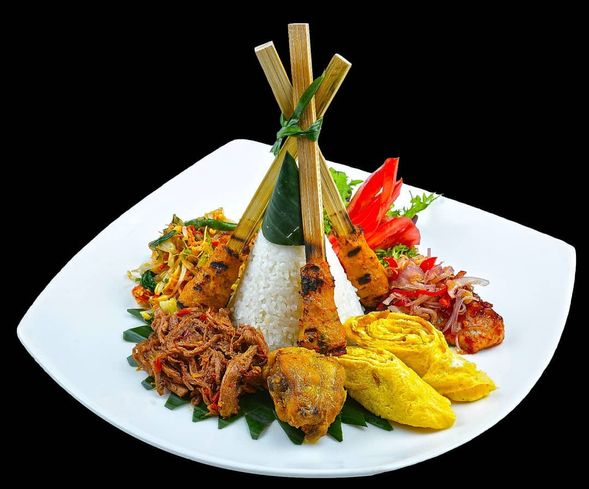 於 Jendela bali 享用印尼式風味餐 Nasi Bukit